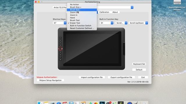 Connection&Driver Settings for XP-Pen Artist 13.3Pro on Mac смотреть онлайн
