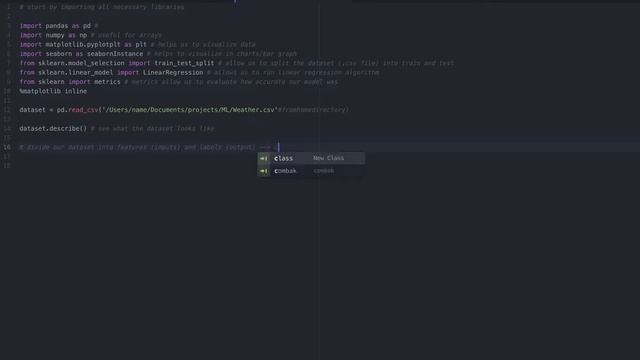 Coding a ML Regression Program in Scikit-Learn Tutorial (Learn ML Video 3) смотреть онлайн