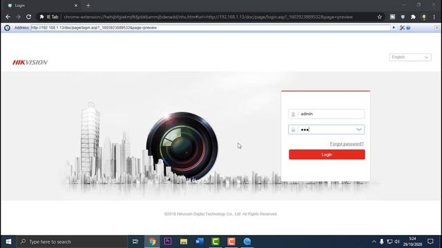 How to Live View Hikvision on Web Browser | How to Setup Hikvision Live View смотреть онлайн