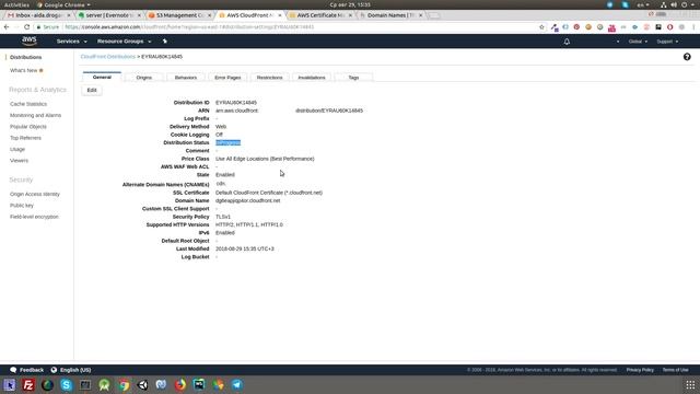 Amazon Web Services (1/2). Настройка CDN и S3. SSL-сертификат. IAM-консоль. Ключи к API (aws-sdk) смотреть онлайн