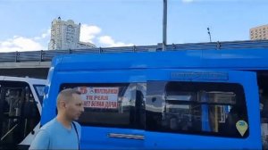 Маршрутка Ford Transit FBD[RUS](Z6F.ESG) следует по маршруту 5 «Аутлет - м. Котельники»
