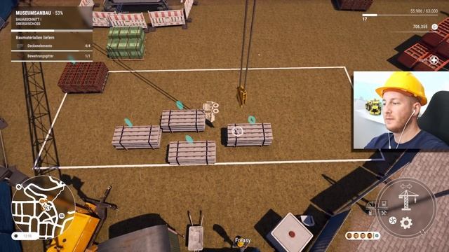 Bau Simulator #38 - Filigrandecke mit Liebherr LTM 1300 setzen: Museumsanbau -Construction Simulato смотреть онлайн