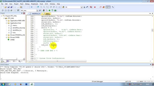 RTC для STM32F103C8T6 смотреть онлайн
