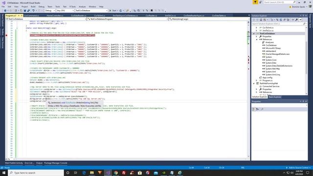 C# .NET DataReader WriteXml Extension Method using CsvDatabase Library смотреть онлайн