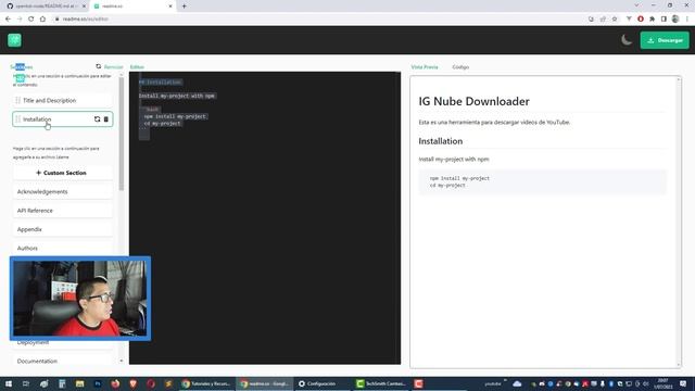 HERRAMIENTA GRATIS PARA GENERAR ARCHIVOS README.MD DE GITHUB смотреть онлайн