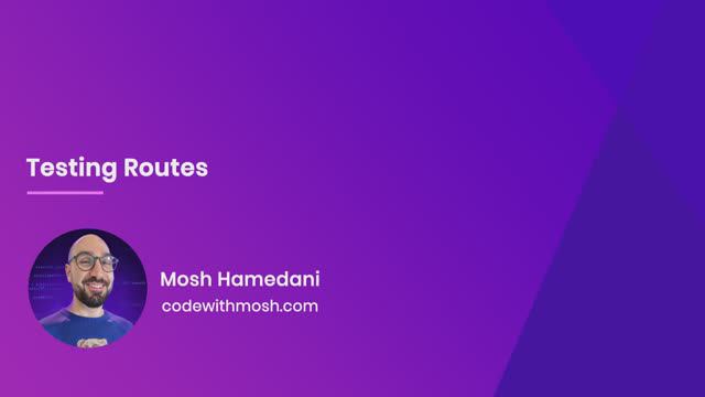 78. Testing Routes смотреть онлайн