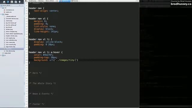 Урок 55 Как стилизовать header с помощью CSS смотреть онлайн