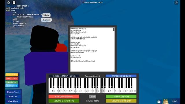 Fur Elise Piano Sheet(Roblox Talent Show) смотреть онлайн