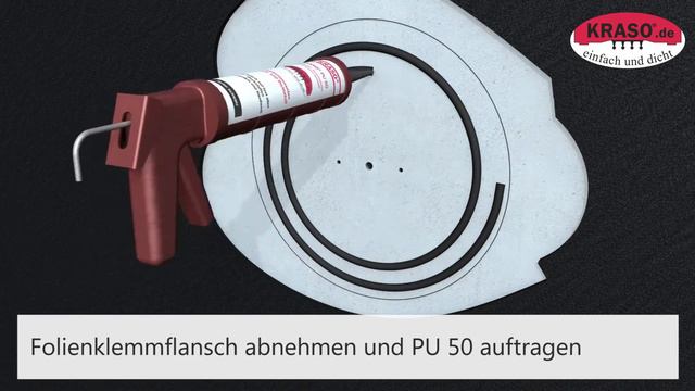 Montagevideo KRASO Folienklemmflansch Typ FKF -Glasfaser- MPA geprüft bis 1,5 bar смотреть онлайн
