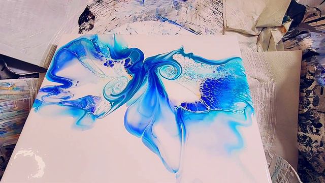 'Solis" ~ Abstract Sunset ~ Acrylic Pour #fluidart #abstractart #tlp смотреть онлайн