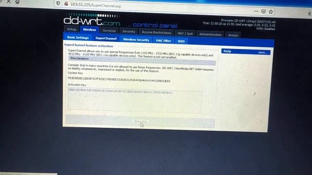 Activation Keygen DD-WRT | SuperChannel Unlock