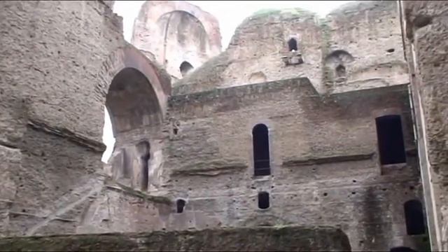 СП. Циркус Максимус и термы Каракаллы / Рим / Италия. смотреть онлайн