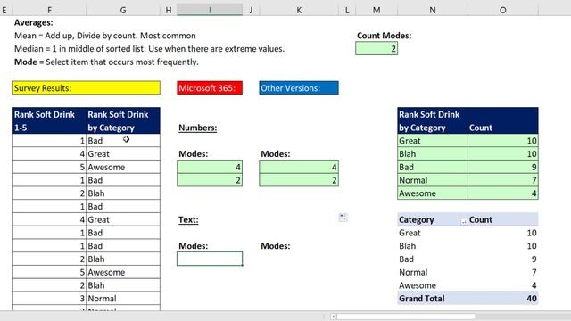 Multiple Text Modes with Excel Formula. Microsoft 365 Excel and Older Versions too. EMT 1674 смотреть онлайн