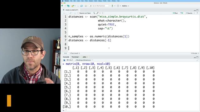 Creating and using a matrix using base R (CC172) смотреть онлайн