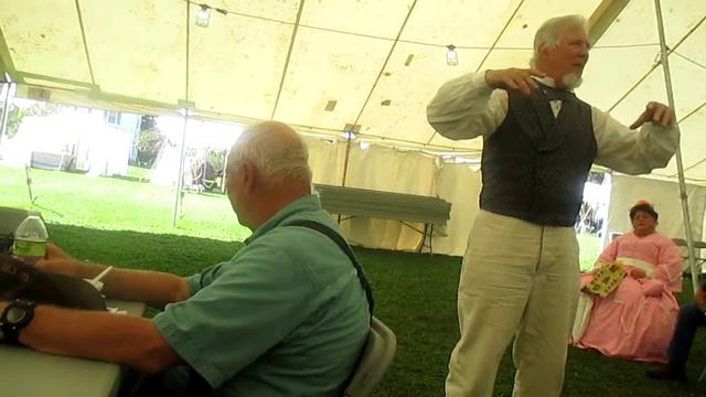 Jefferson Davis and his wife talk of Jeff's life and Varina's part in it (Zoar 2019) смотреть онлайн