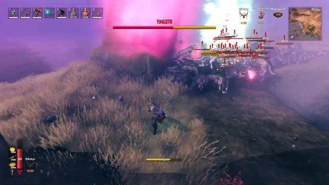 Valheim - Fighting Yagluth with 100+ wolves (Attempt #1) смотреть онлайн