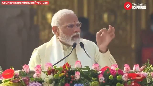 Речь Нарендра Моди на открытие Храма Шри Рамы в городе Айодхья, Индия (Бхарата) 22 января 2024 смотреть онлайн