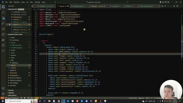 Free React Course - React-router-dom 6 - Link và NavLink - Spacedev.vn смотреть онлайн
