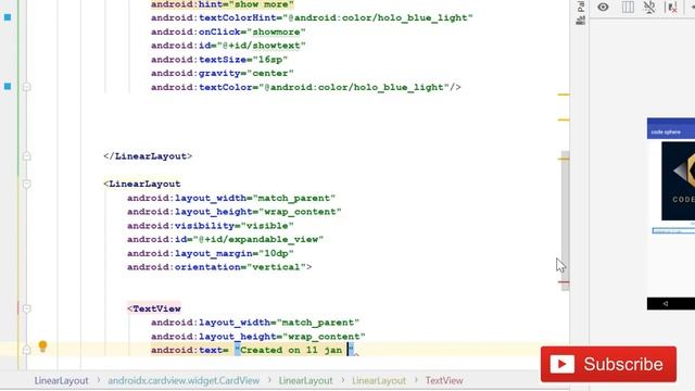 Expandable Cardview in Android studio 2020 смотреть онлайн
