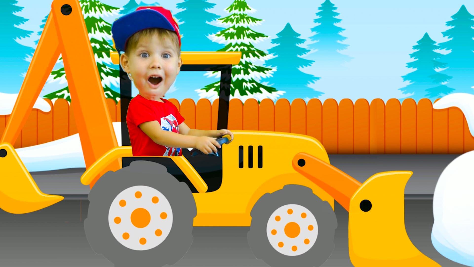 Песенки для детей малышей про машинки, учим считать, профессии пожарный смотреть онлайн