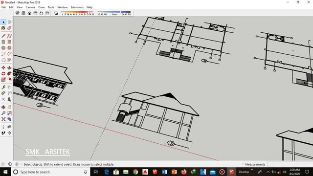 CARA IMPORT FILE DWG AUTOCAD KE SKETCHUP-TERBARU смотреть онлайн
