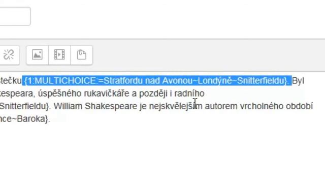 LMS Moodle - Test - Doplňovací úloha CLOSE (8. část) смотреть онлайн