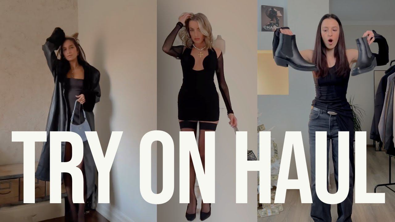 HOTTEST DRESS UP EVER Try-on haul mini skirt skinny girls смотреть онлайн