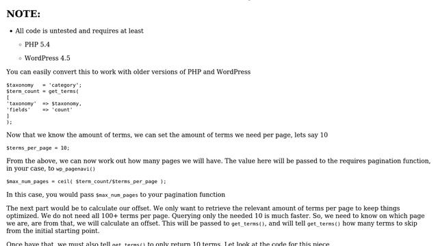 Wordpress: How To Create A Paginated List Of All Categories On My Site? (2 Solutions!!) смотреть онлайн