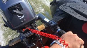 Замер скорости Микатсу 5 л.с. с винтом 8 шага, лодка Гладиатор 330