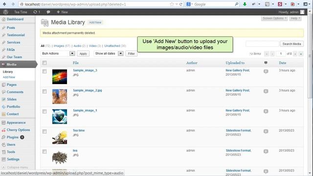 WordPress. How To Use Media Library смотреть онлайн