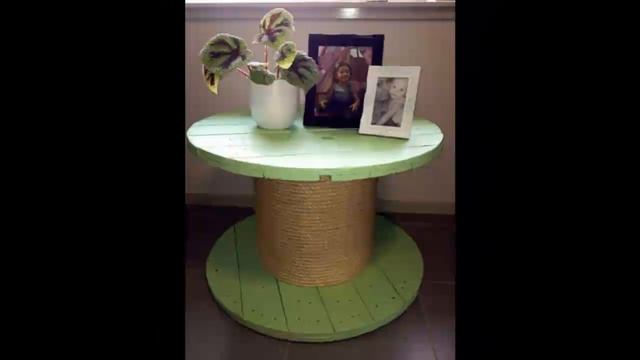 Идеи из катушек силового кабеля смотреть онлайн