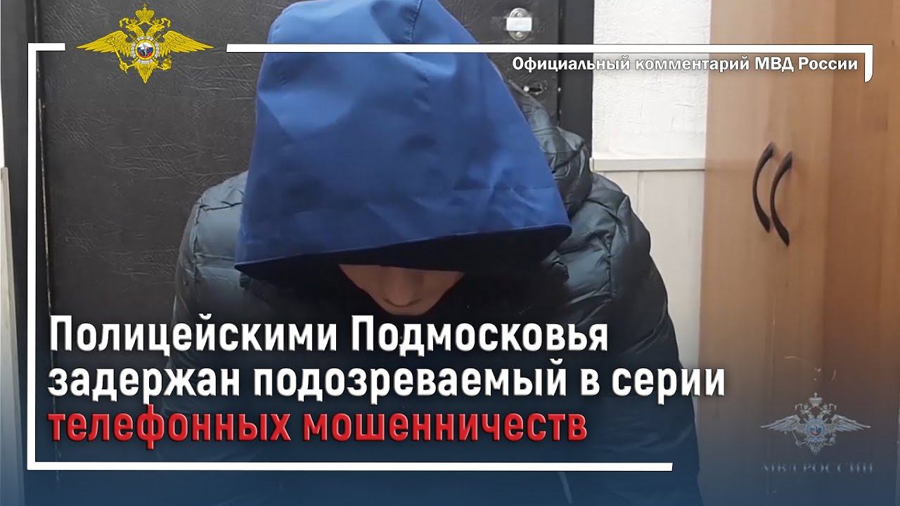 Ирина Волк: Полицейскими Подмосковья задержан подозреваемый в серии телефонных мошенничеств смотреть онлайн