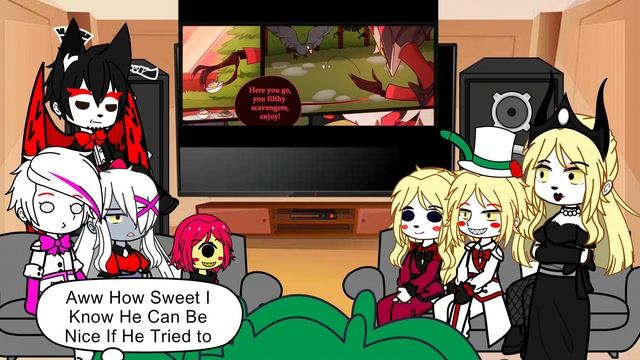 Hazbin Hotel React To Alastor •| Hazbin Hotel Reaction |•Tik Tok смотреть онлайн