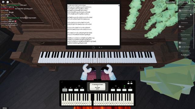Yiruma- River Flows In You ROBLOX Virtual Piano Sheets (SHEETS IN DESC) смотреть онлайн