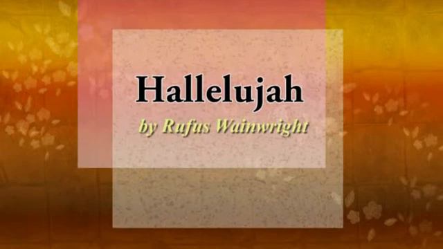 Hallelujah by Rufus Wainwright смотреть онлайн