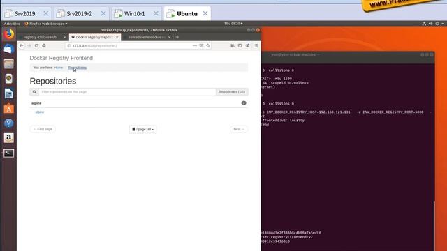 Установка частного реестра для Докера - Docker Registry смотреть онлайн