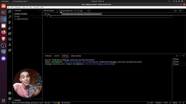 CREATE A DJANGO PROYECT!! - DJANGO TUTORIAL #2 смотреть онлайн
