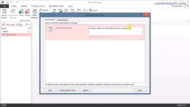 Import CSV Files into Access - pt1 смотреть онлайн
