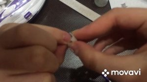 Наращиваю ногти клеем и бумагой/???
