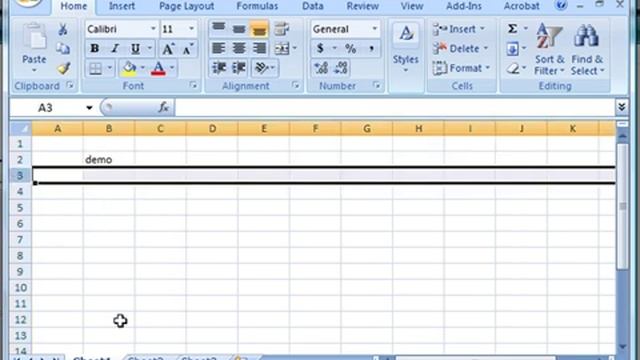Excel 2007/2010 - Lesson 1 - Looking at the Excel Screen смотреть онлайн