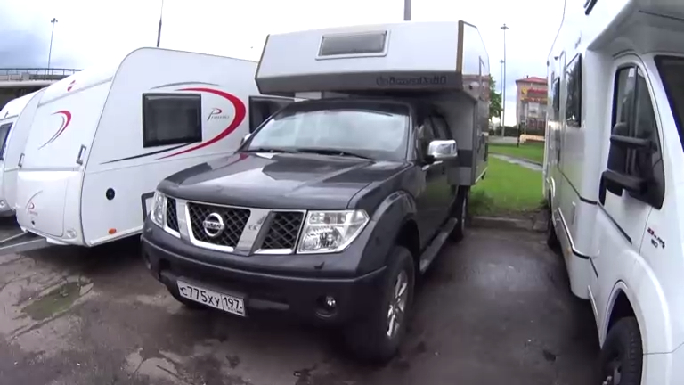 Дом на колесах для пикапа от Bimobil. Автодом для экспедиций. смотреть онлайн