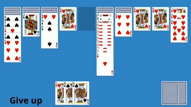 Classic Spider Solitaire | Intermediate :2 Suit смотреть онлайн