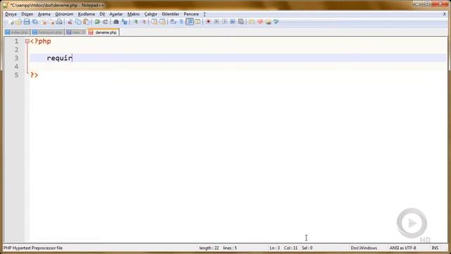 Php ile Ayrntl Bot Yazma смотреть онлайн