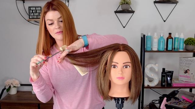 FINE Hair LAYERS Fine HAIRCUT Tutorial