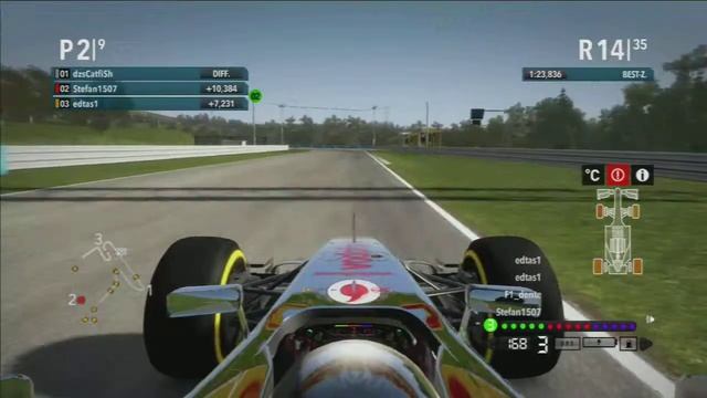 F1 2012 PS3 F1SRL 6 MR in Ungarn (15 Juli 2013) смотреть онлайн