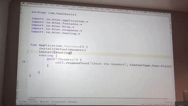 Kotlin on the server with Ktor by Hadi Hariri - Kotlin Everywhere, Barcelona смотреть онлайн