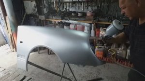 Покраска крыла Снежная Королева