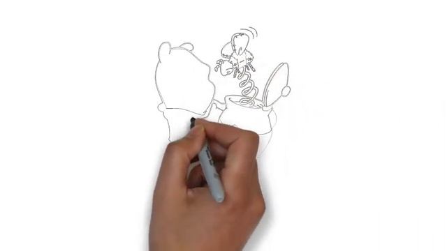 как нарисовать винипуха, how to draw Winnie the Pooh смотреть онлайн