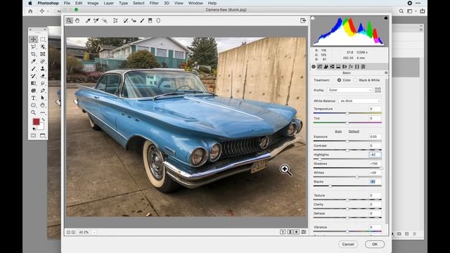 Shadow and Highlight recovery with the Camera Raw Filter in Photoshop смотреть онлайн