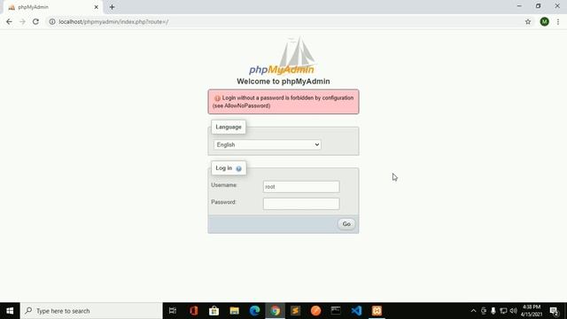 How to login phpMyAdmin dashboard without password in XAMPP | Password Forbidden | AllowNoPasswod смотреть онлайн